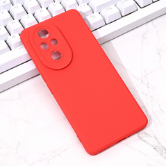 Zastitna maska (futrola) Silikon Pro Camera - Huawei Honor 200 Pro crvena.