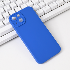 Zastitna maska (futrola) Silikon Pro Camera - iPhone 13 plava.