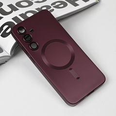 Zastitna maska (futrola) Magsafe Chrome - Samsung S731B Galaxy S25 FE bordo.