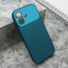 Zastitna maska (futrola) COLOR METAL MagSafe II - iPhone 17 plava (MS).