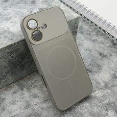 Zastitna maska (futrola) COLOR METAL MagSafe II - iPhone 17 srebrna (MS).