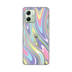 Zastitna ultra tanka (skin) maska / futrola PRINT - Motorola Moto G54 Liquid Dream.