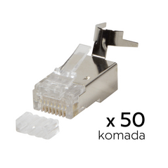 Konektor RJ45 metal CAT 7 50 kom.
