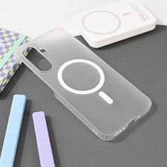 Zastitna maska (futrola) Magsafe mat PC - Samsung A266 Galaxy A26 5G bela.