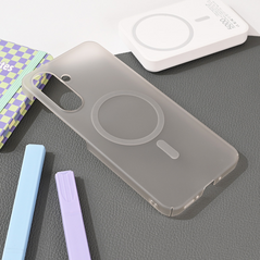 Zastitna maska (futrola) Magsafe mat PC - Samsung A266 Galaxy A26 5G siva.