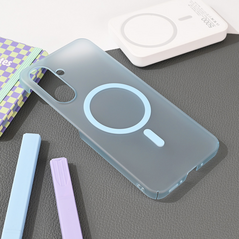 Zastitna maska (futrola) Magsafe mat PC - Samsung A266 Galaxy A26 5G plava.