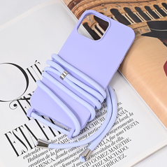 Zastitna maska (futrola) Crossbody - iPhone 13 Pro Max 6.7 ljubicasta.