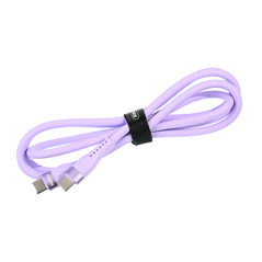 Data kabl REMAX Bintrai RC-C139 Fast charging 60W Type C na Type C 1.2M ljubicasti.
