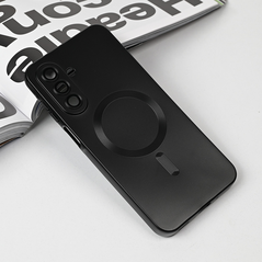 Zastitna maska (futrola) Magsafe Chrome - Samsung A175 Galaxy A17 crna.