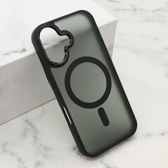 Zastitna maska (futrola) SILKY MAGSAFE - iphone 16 (6.1) crna (MS).