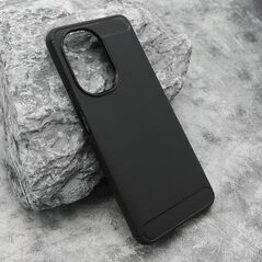 Zastitna silikonska maska (futrola) BRUSHED - Xiaomi Redmi A5 4G NFC (173 mm) crna (MS).