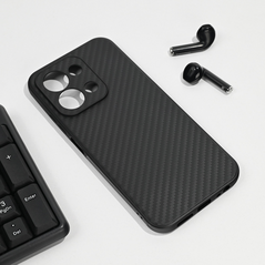 Zastitna maska (futrola) Carbon fiber - Xiaomi Redmi 15C 4G EU 173mm crna.