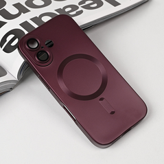 Zastitna maska (futrola) Magsafe Chrome - iPhone 17 6.3 bordo.