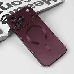 Zastitna maska (futrola) Magsafe Chrome - iPhone 17 Pro Max 6.9 bordo.