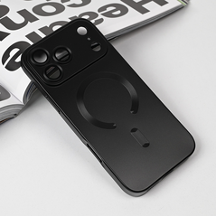 Zastitna maska (futrola) Magsafe Chrome - iPhone 17 Pro Max 6.9 crna.