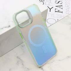 Zastitna maska (futrola) SUNSET MagSafe - iPhone 13 (6.1) zelena (MS).