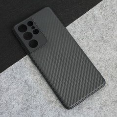 Zastitna maska (futrola) Carbon fiber - Samsung G998B Galaxy S21 Ultra 5G crna.