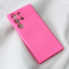 Zastitna maska (futrola) Teracell Soft Velvet - Samsung Galaxy S23 Ultra pink.