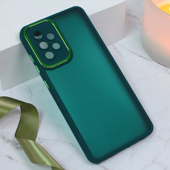 Zastitna maska (futrola) Shining Camera - Samsung A525 Galaxy A52 4G/A526 Galaxy A52 5G/A528B Galaxy A52s 5G tamno zelena.