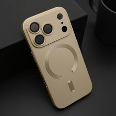Zastitna maska (futrola) ELEGANT MAGSAFE - iPhone 17 Pro zlatna (MS).