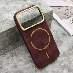 Zastitna maska (futrola) LUX SKIN MagSafe - iPhone 17 Pro bordo (MS).