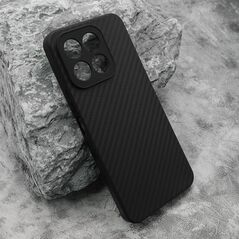 Zastitna silikonska maska (futrola) CARBON LIGHT - Huawei Honor X6c crna (MS).