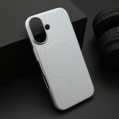 Zastitna maska (futrola) PURE mat MagSafe - iPhone 17 srebrna (MS).