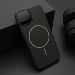 Zastitna maska (futrola) PURE mat MagSafe - iPhone 13 (6.1) crna (MS).