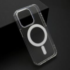 Zastitna maska (futrola) STANDARD MagSafe (sa IC) - iPhone 13 Pro (6.1) providna (bela) (MS).