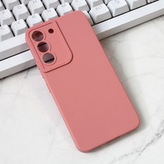 Zastitna maska (futrola) Silikon Pro Camera - Samsung Galaxy S22 roze.