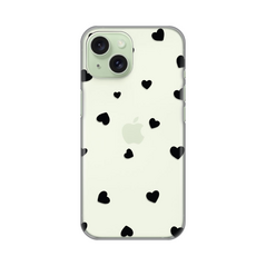 Zastitna ultra tanka (skin) maska / futrola PRINT - iPhone 15 Hearts.