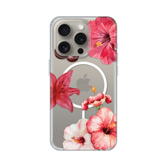 Zastitna maska (futrola) print Magsafe - iPhone 15 Pro 6.1 Hibiscus.