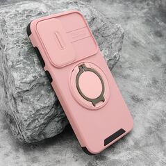 Zastitna maska (futrola) DEFENDER CAMSHIELD - Samsung A556 Galaxy A55 5G roze (MS).