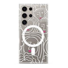 Zastitna maska (futrola) silikonska print MagSafe - Samsung S928 Galaxy S24 Ultra 5G faces (MS).