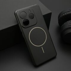 Zastitna maska (futrola) PURE mat MagSafe - Xiaomi Redmi Note 14 4G (Global) crna (MS).