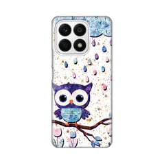 Zastitna ultra tanka (skin) maska / futrola PRINT - Huawei Honor X8a Owl.
