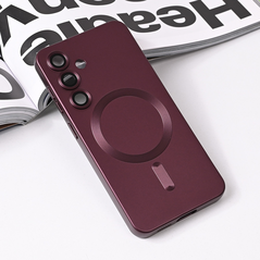 Zastitna maska (futrola) Magsafe Chrome - Samsung S931 Galaxy S25 bordo.