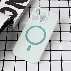 Zastitna maska (futrola) Magsafe Pure color - iPhone 16 Pro mint.