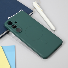 Zastitna maska (futrola) Teracell Giulietta Magsafe - Samsung S731B Galaxy S25 FE tamno zelena.