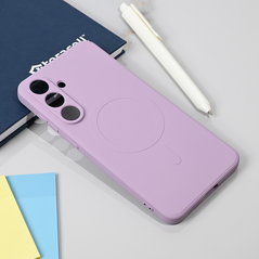 Zastitna maska (futrola) Teracell Giulietta Magsafe - Samsung S731B Galaxy S25 FE ljubicasta.