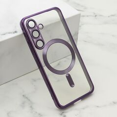 Zastitna maska (futrola) CAMERA PROTECT MAGSAFE - Samsung S931 Galaxy S25 5G ljubicasta (MS).