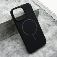 Zastitna maska (futrola) FLEX MagSafe - iPhone 15 Pro Max (6.7) crna (MS).