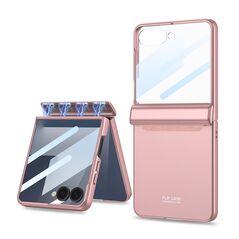Zastitna maska (futrola) SMOOTH LINE - Samsung F751B Galaxy Z Flip 7 5G roze (GKK case) (MS).