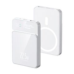 Univerzalna Back Up Baterija MagSafe M50 15W PD 20W+22.5W Fast 5000mAh beli (MS).