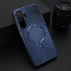 Zastitna maska (futrola) ZEN SHIELD MagSafe - Samsung A556 Galaxy A55 5G plava (MS).