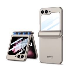 Zastitna maska (futrola) SMOOTH LINE - Samsung F741B/F761B Galaxy Z Flip 6 5G/Z Flip 7 FE 5G zlatna (GKK case) (MS).