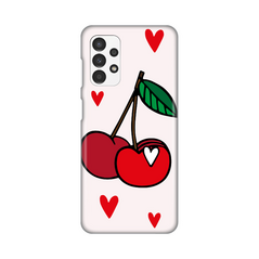 Zastitna silikonska maska (futrola) PRINT - Samsung A135 Galaxy A13 4G Cherry.