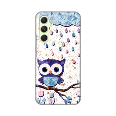Zastitna ultra tanka (skin) maska / futrola PRINT - Samsung A546B Galaxy A54 5G Owl.