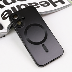 Zastitna maska (futrola) Magsafe Chrome - iPhone 16 6.1 crna.