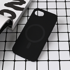 Zastitna maska (futrola) Magsafe Pure color - iPhone 16e crna.